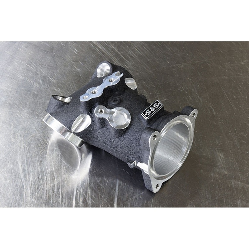 Premium 55mm CNC Ported Black Manifold – Milwaukee 8