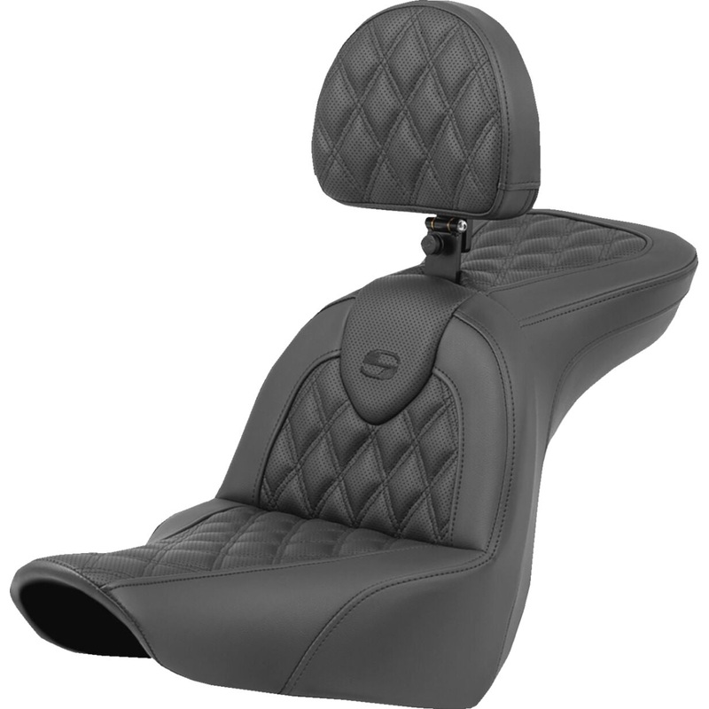 Roadsofa LS With Driver’s Backrest Seat – 18+ Softail (Low Rider FXLR/FXLRS/FXLRST & Sport Glide FLSB)