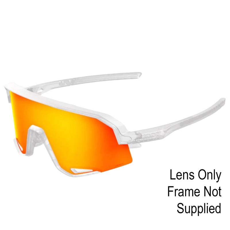 100% Slendale Cycle Goggles Replacement Lens HiPER Red Multilayer Mirror