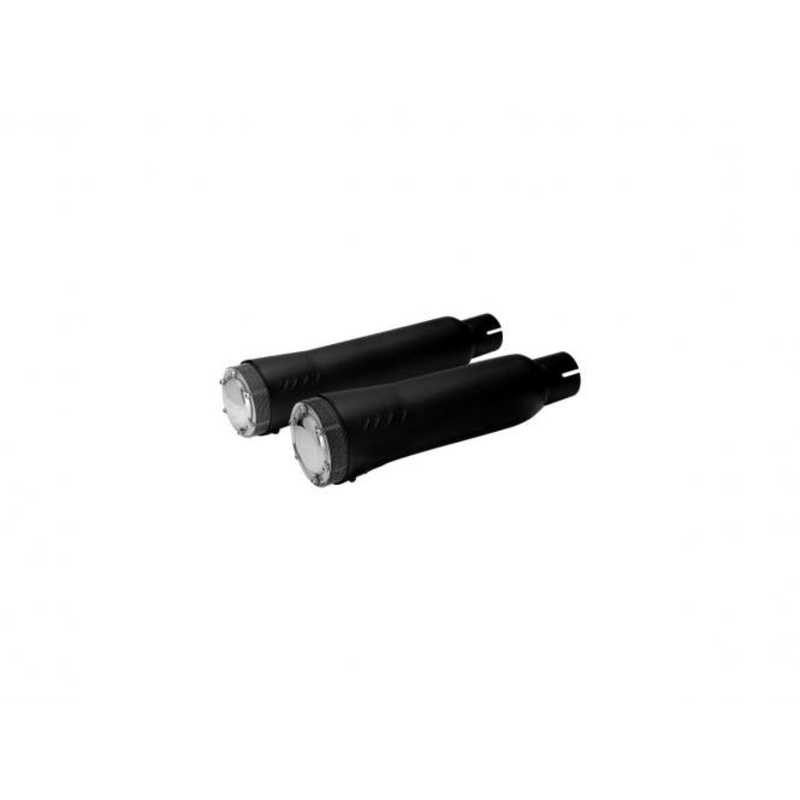 4” Universal Slip-On Muffler Black Coated
