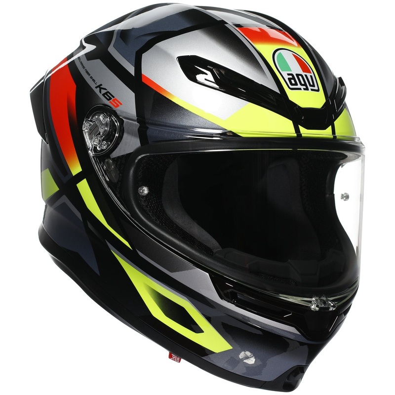 AGV K6-S Erazer Black / Red / Fluo Yellow