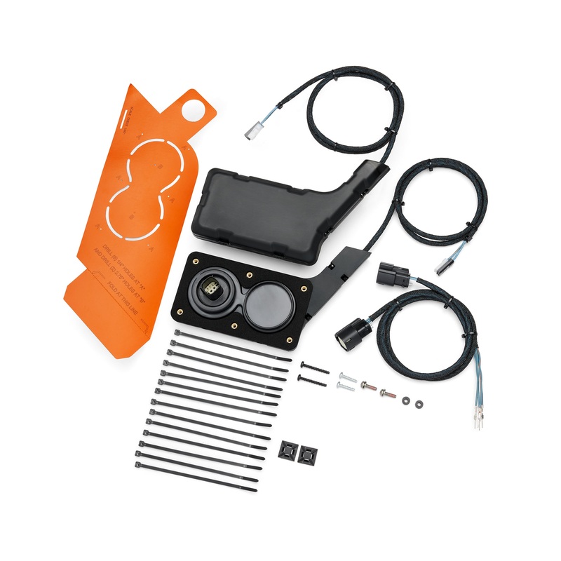 Harley-Davidson 76001300 Harley-Davidson Audio powered by Rockford Fosgate Saddlebag Speaker Installation Kit