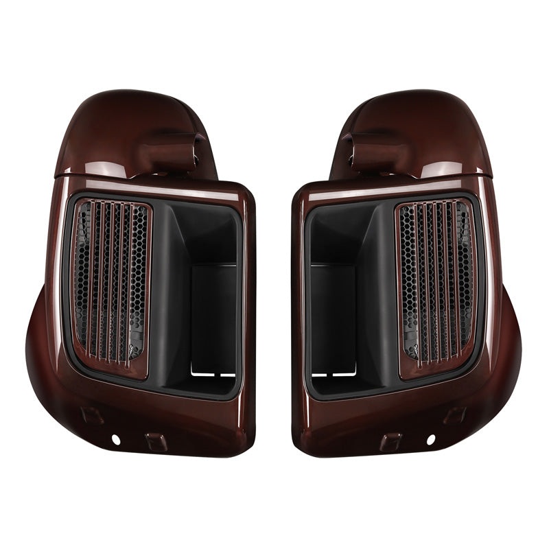 HR3 Midnight Crimson Vented Lower Fairing Kit For Harley Touring Models 2014-2023 (Fits water cooled models)