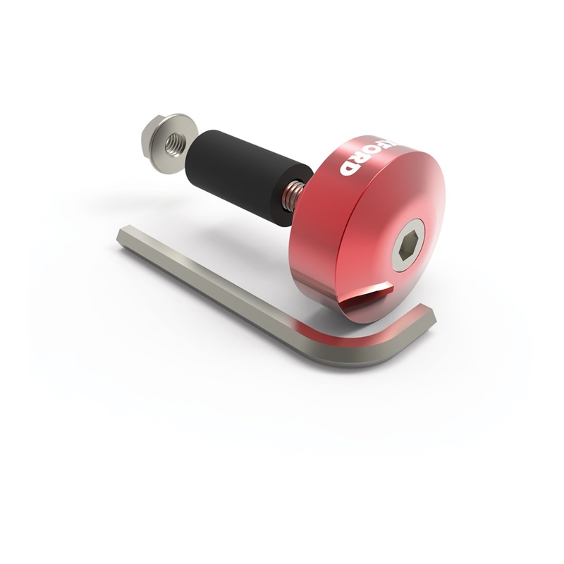 Oxford Handlebar Bar Ends – Red