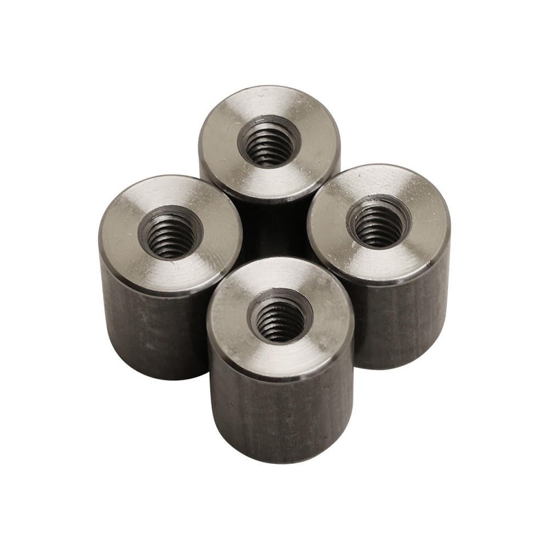 Threaded Steel Bungs 1/4-20 Thread 3/4″ Long – 4 Pack