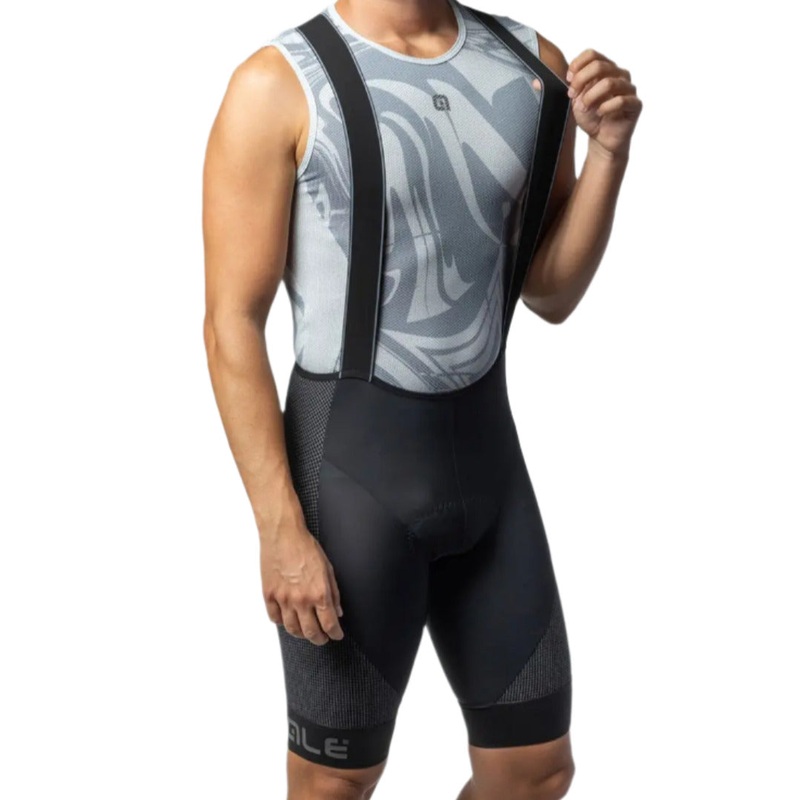 Ale Clothing Pro Race Strong R-EV1 Cycle Bib Shorts Black