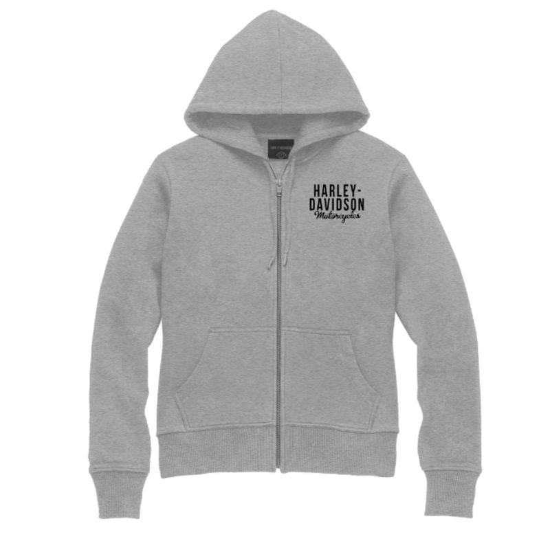 Harley-Davidson Women’s Special Light Grey Heather Hoodie 96186-23VW