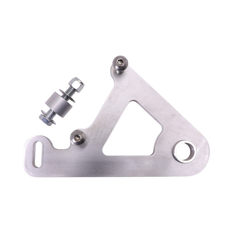 Sportster Hardtail Brake Caliper Bracket For Mid USA Caliper – Raw Aluminum