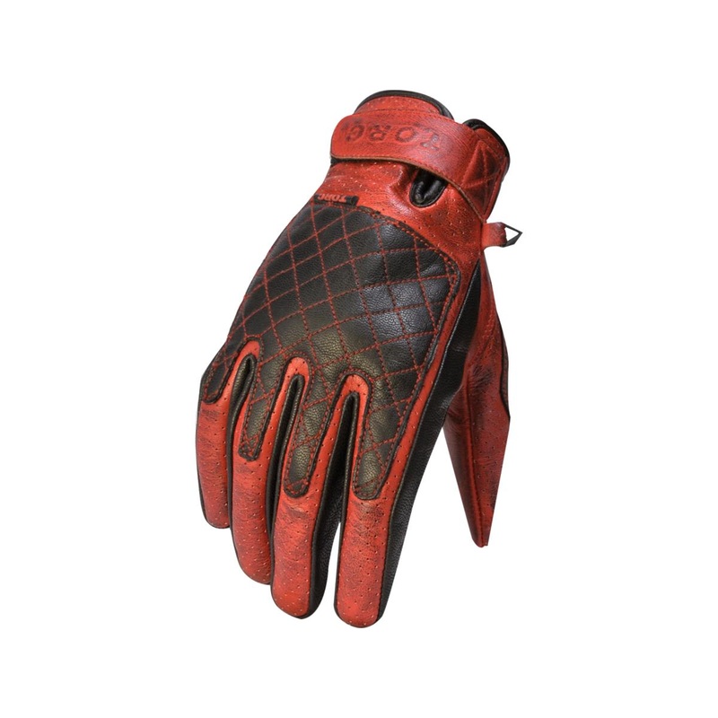Torc Sunset Leather Gloves Red
