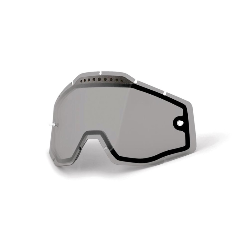 100% Accuri / Racecraft / Strata Vented Dual Pane Lens Smoke