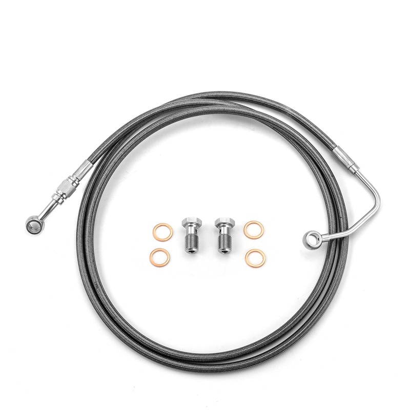 71″ ABS Upper Hydraulic Front Brake Line Kit for 2008-2013 Harley Touring ABS (for 16″-18″ Handlebar)