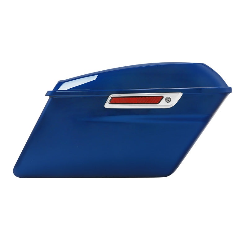 HR3 Superior Blue Hard Saddlebags (Regular) For 14-23 Harley Touring