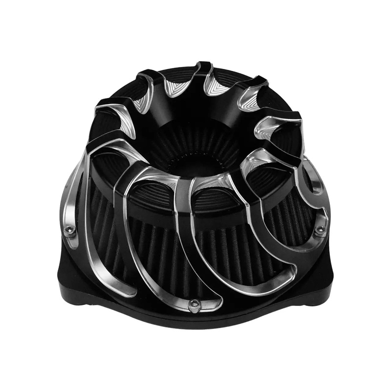 Drift Air Filter Cleaner Gray Intake For Harley Touring Street Road Glide ’17-’25