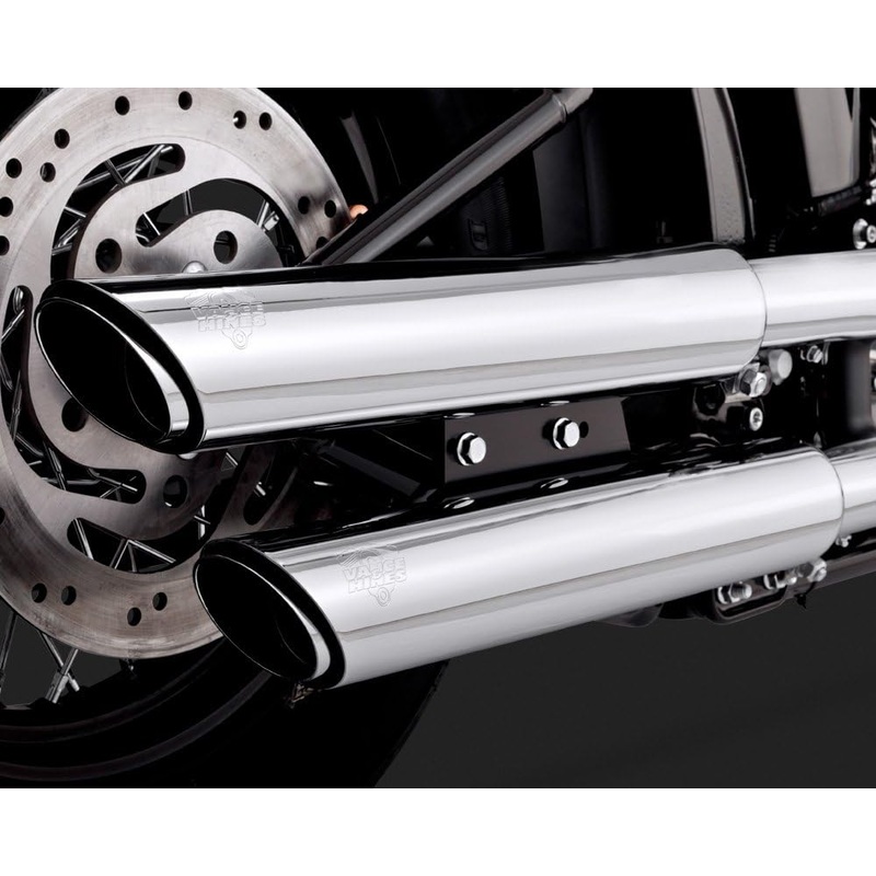 Vance & Hines,16847 Harley Davidson blackline softail  exhaust Twin Slash,3in