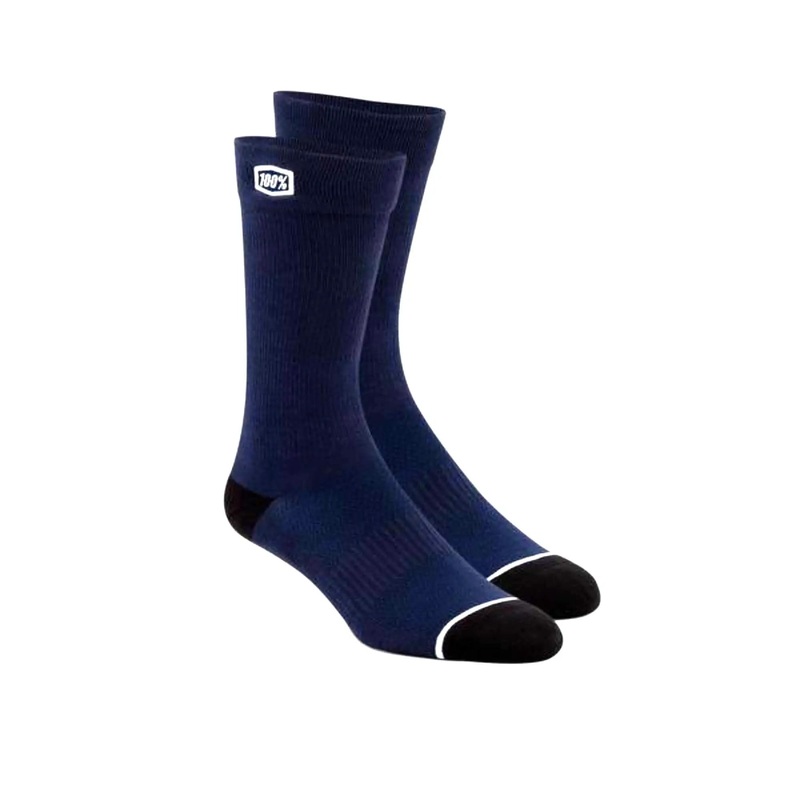 100% Solid Casual Socks Navy