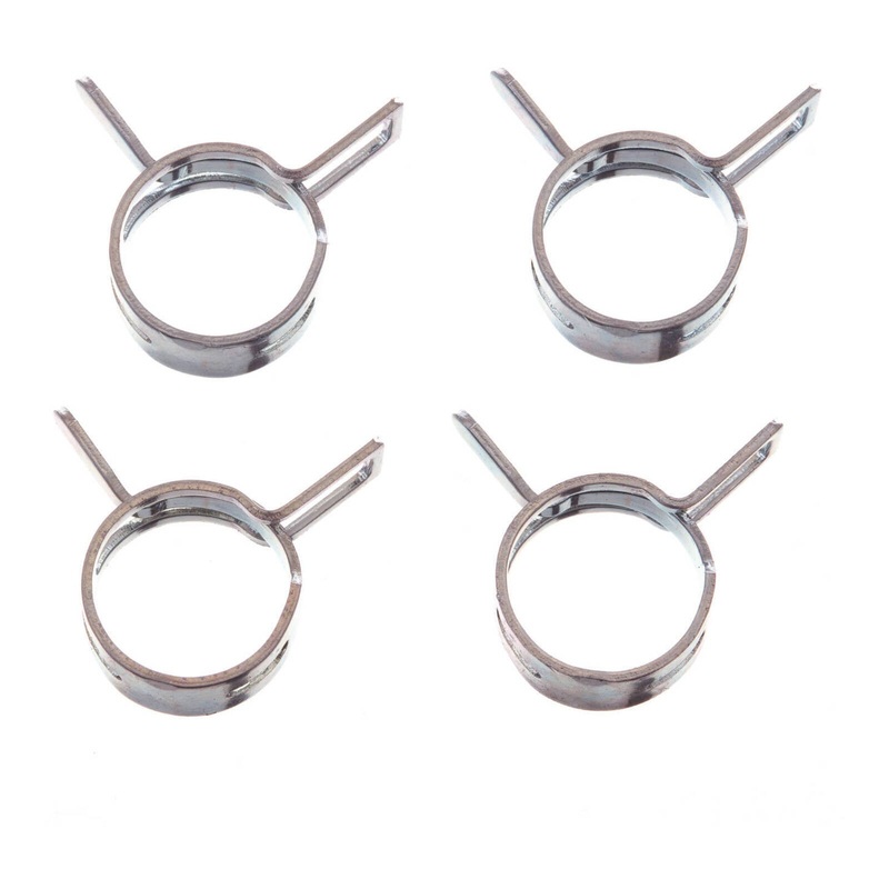 All Balls Racing Fuel Hose Clamp Kit – 10mm Band (4 Pack)