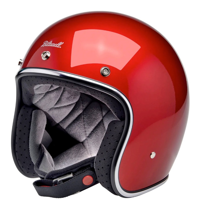 Biltwell – Bonanza Helmet- Metallic Cherry Red