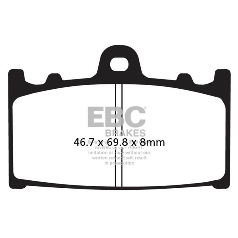 Brakes – FA158HH Fully Sintered – EBC (2 Set Front)