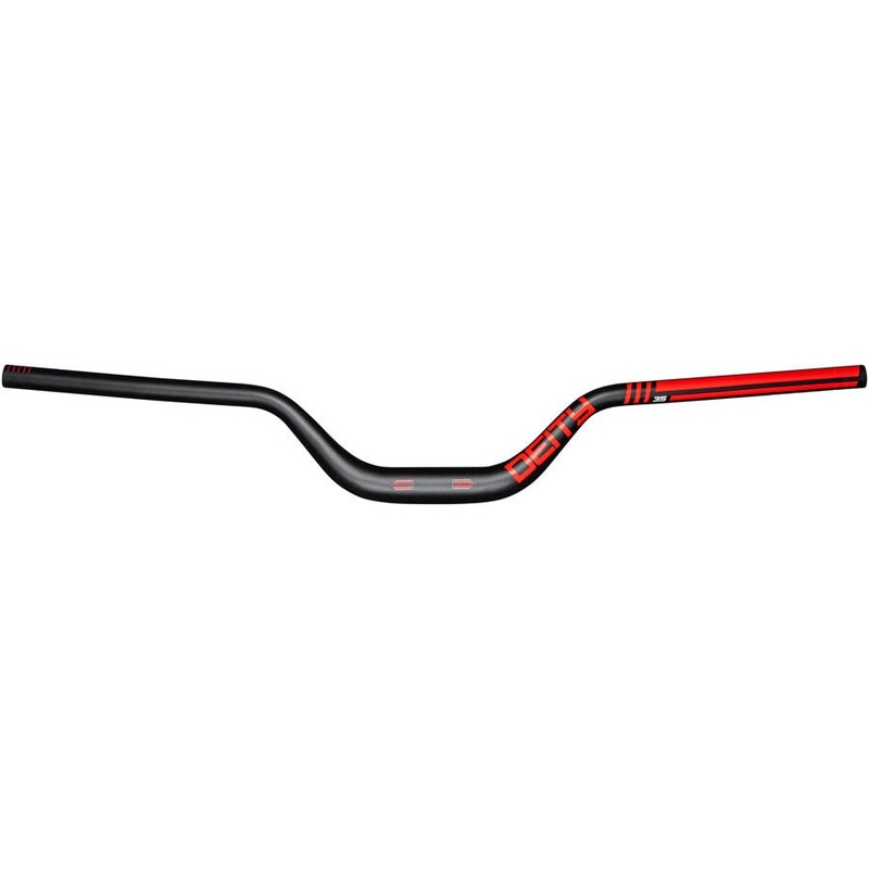 Deity Highside 35 Handlebar – 80mm Rise – 800mm Width – 35mm Clamp – Red