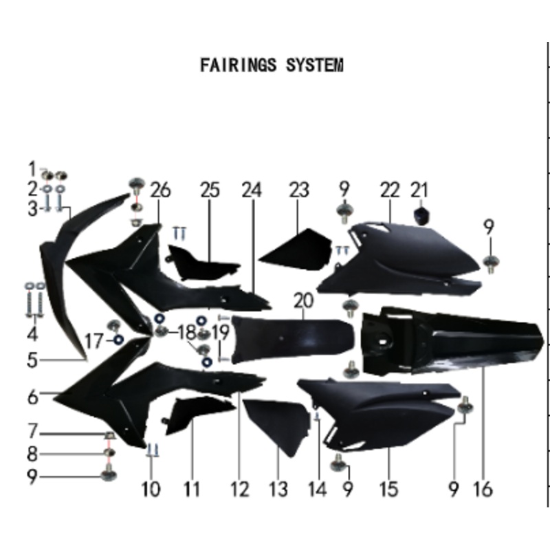 Front Fender – 150DH & 230DH Gas Dirt Bike