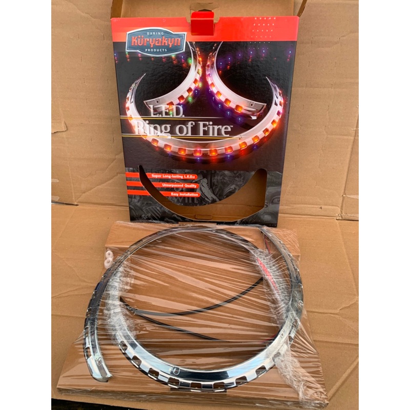Honda GL1500 Kuryakyn 7402  rings of fire amber LED Honda Goldwing 1500 amber &
