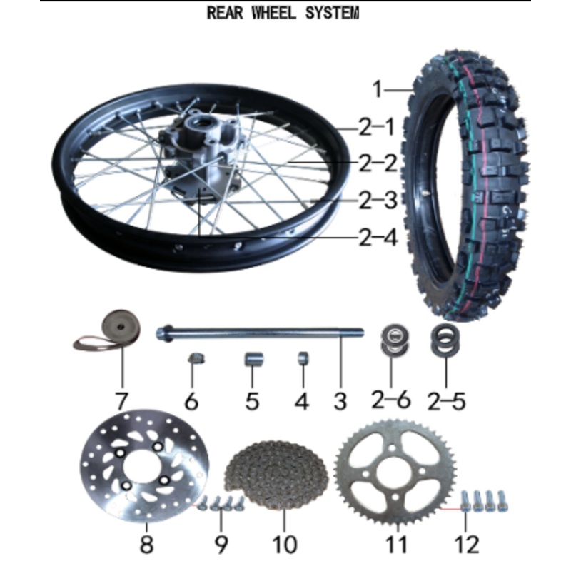 Nut – 150DH Gas Dirt Bike