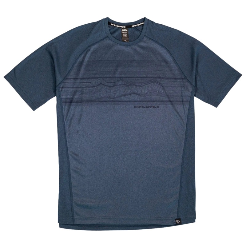 Race Face Trigger Short Sleeves Cycle Jersey Navy