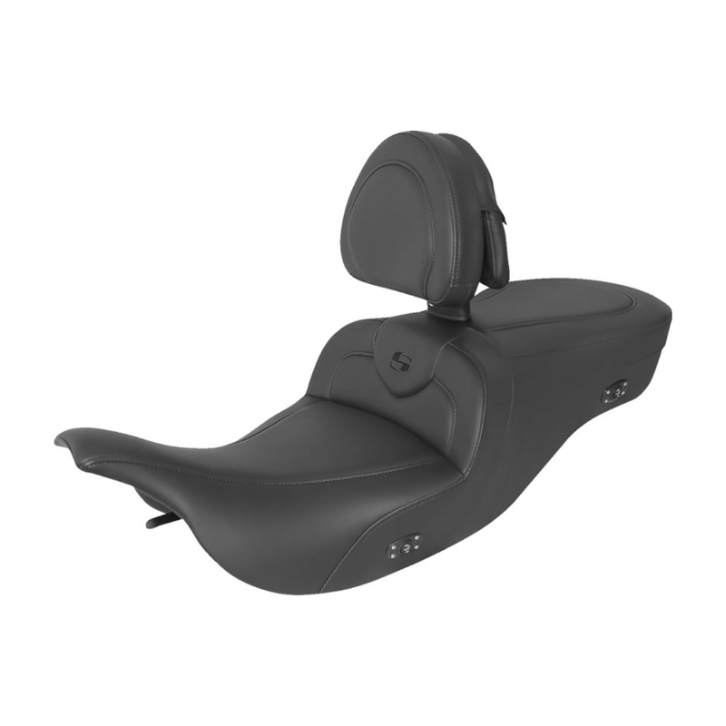 SADDLEMEN – Heated RoadSofa Seat – 97-98 FLHT/ FLTR – With Backrest