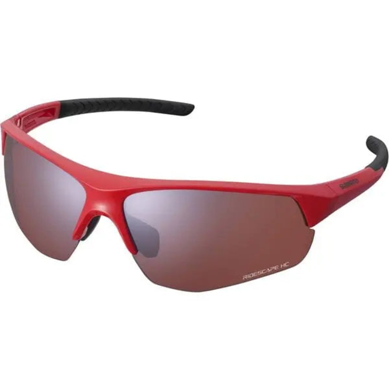 Shimano Twinspark Cycle Glasses Ridescape High Contrast Lens Red