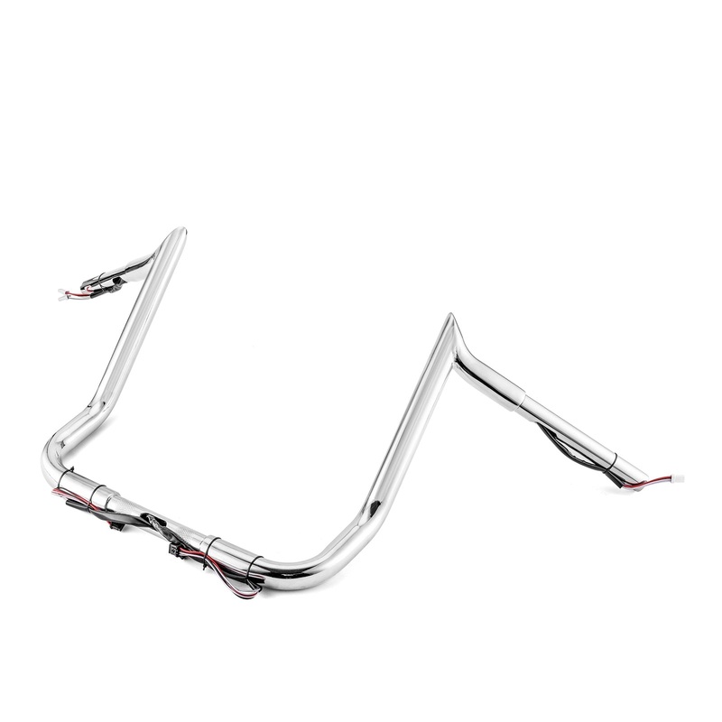 2014-2023 Harley Touring Street Glide FLHX Electra Glide Chrome 12″ Pre-Wired Bagger Handlebar