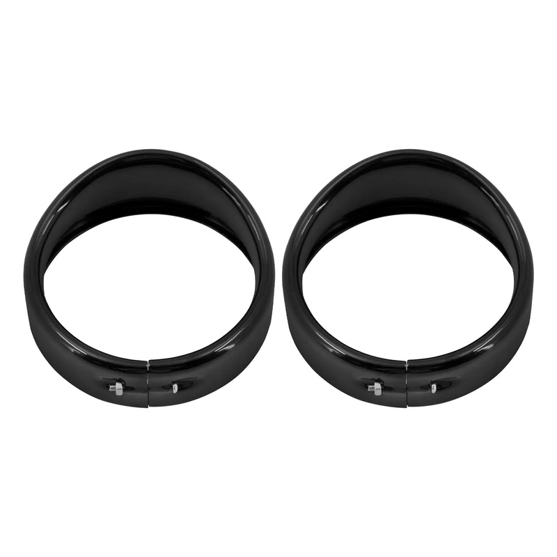 4.5″ Auxiliary Light Visor Ring Bezel for Harley Touring Softail | Mactions