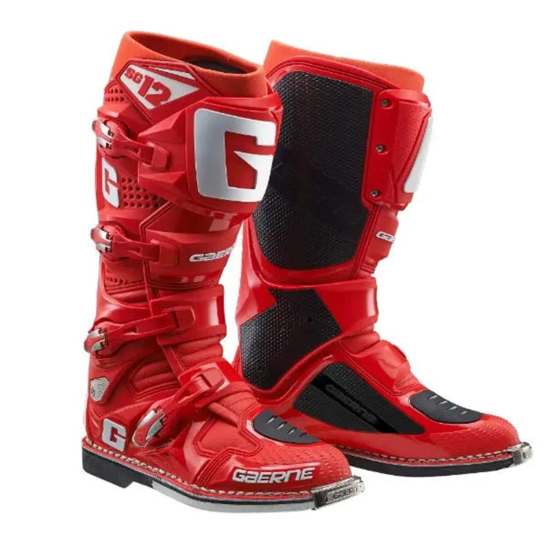 Gaerne SG-12 MX Boots Solid Red