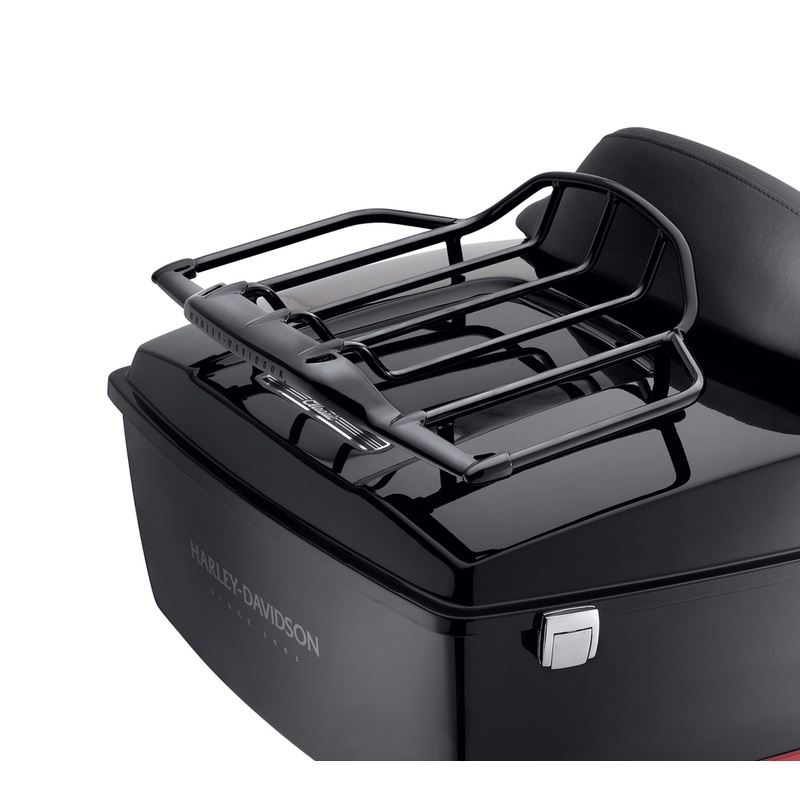 Harley Davidson 53000063 Air Wing Tour-Pak Gloss Black Luggage Rack AIR WING T-PAK LUGGAGE RACK,BL