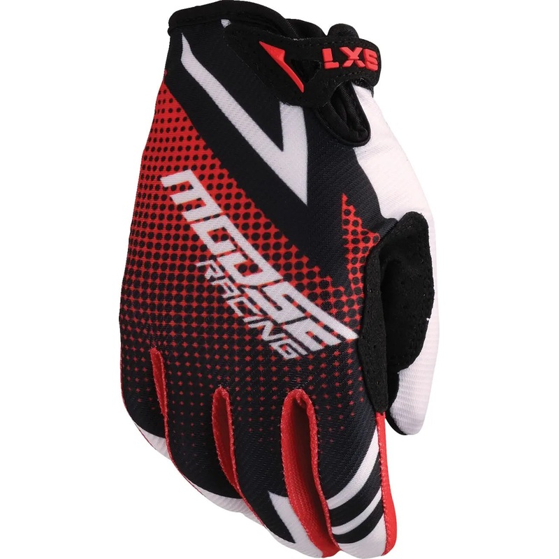 Moose Racing SX1 Youth Textile Gloves Red / Black