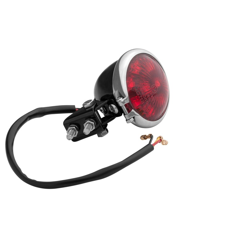Tail Light LED – Bates (Black with Polish)