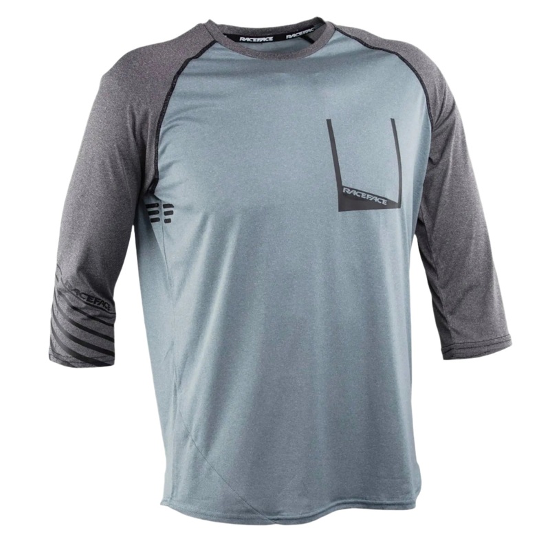 Race Face Stage 3/4 Cycle Jersey Concrete