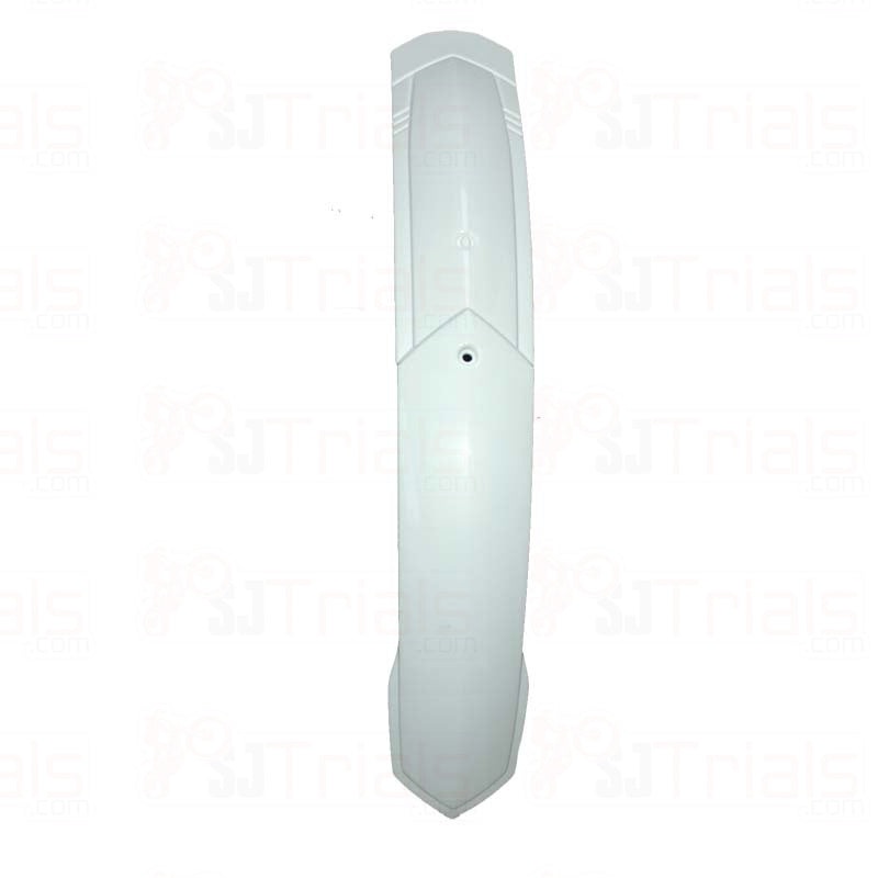 SHERCO TRIALS WHITE FRONT MUDGUARD
