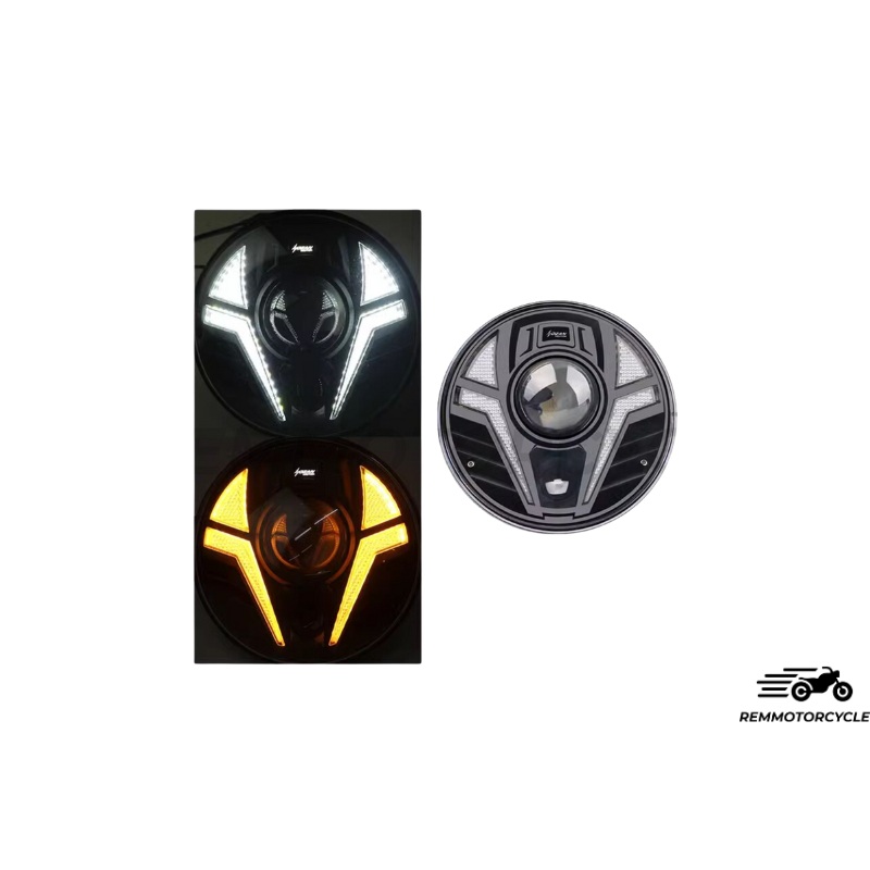Ultra-Powerful LED Venom Headlight 7″
