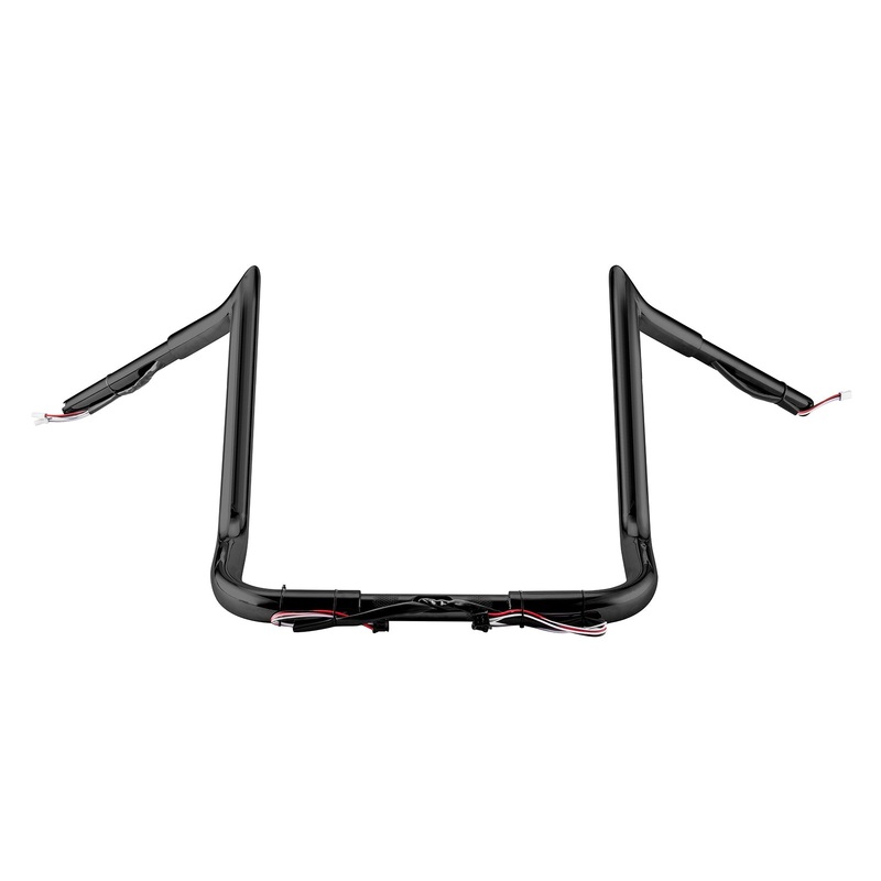 2014-2023 Harley Touring Street Glide CVO Electra Glide Gloss Black 14″ Pre-Wired Bagger Handlebar