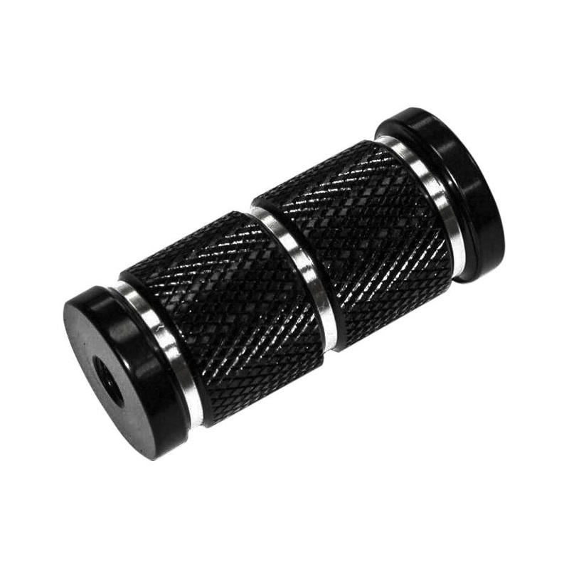 Black Knurled Shift Peg For Harley Models (each)
