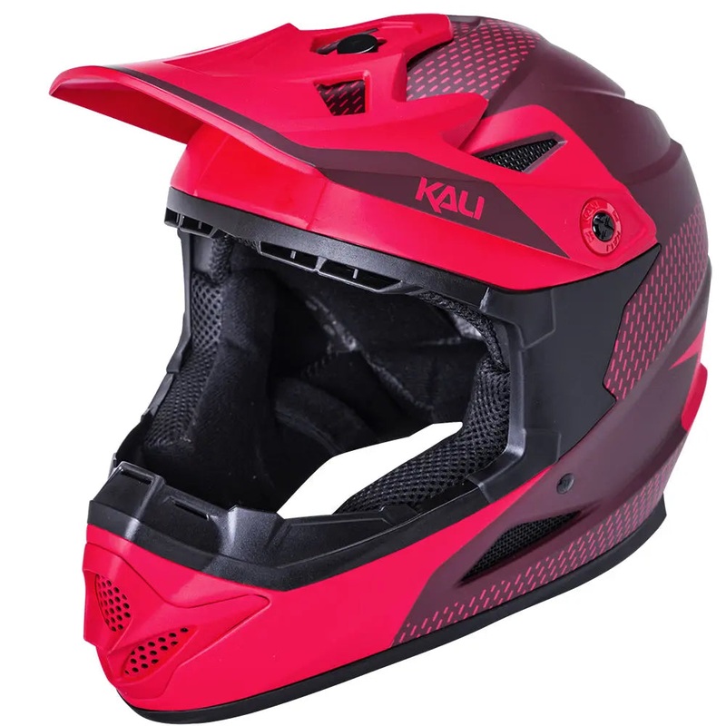 Kali Zoka Dash Youth Cycle Helmet Matt Red / Burgundy