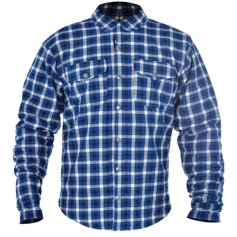 Oxford Kickback Protective Shirt – Blue Checkered