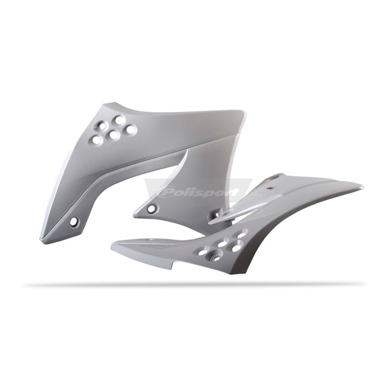 Polisport Radiator Scoops Kawasaki KX450F (’09-’11) – White