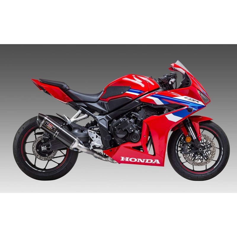 CBR650F 14-18/CB650F 18/CBR650R 19-25 Race R-77 Stainless Full Exhaust, w/ Carbon Fiber Muffler