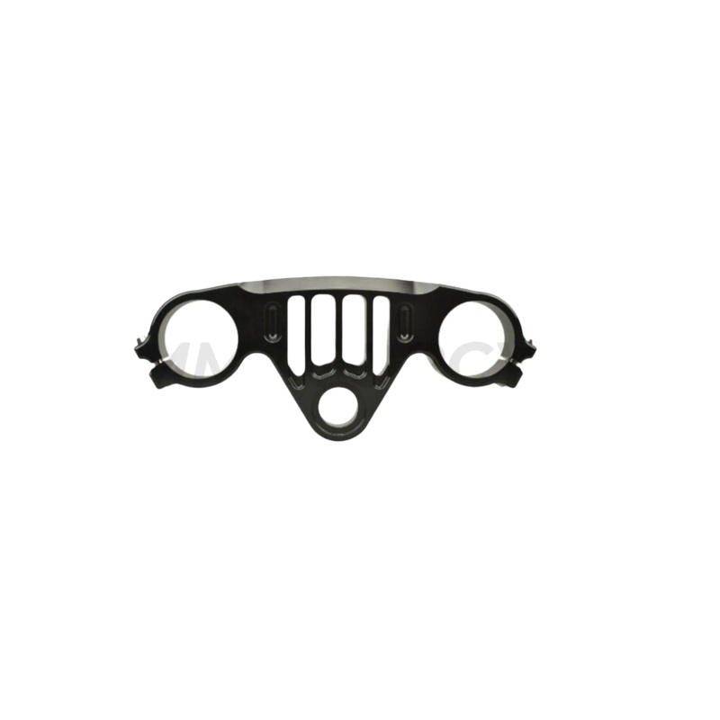 Custom triple tree clamp