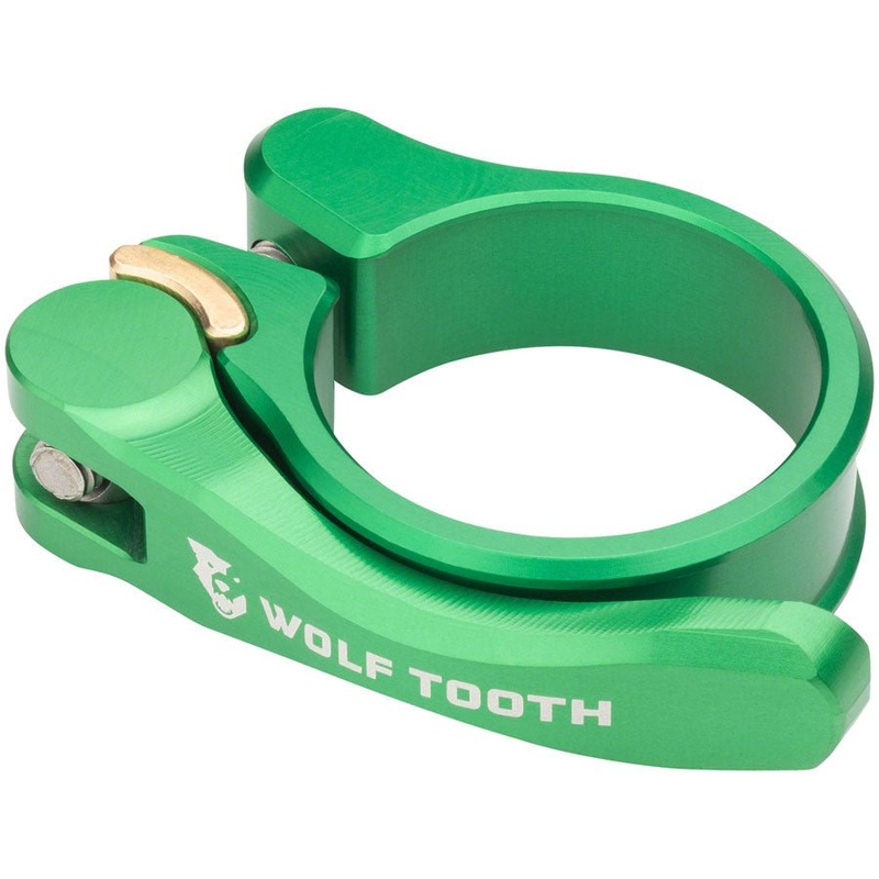 Wolf Tooth Components Quick Release Seatpost Clamp – 34.9mm Green