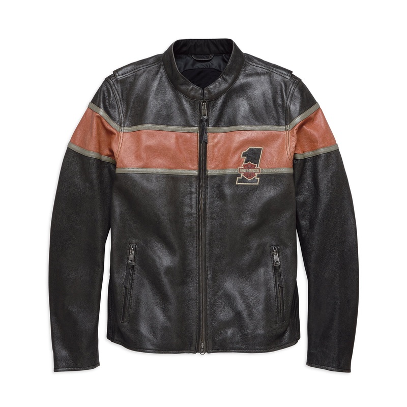 Genuine Harley-Davidson Men’s Victory Lane Leather Jacket 98027-18EM