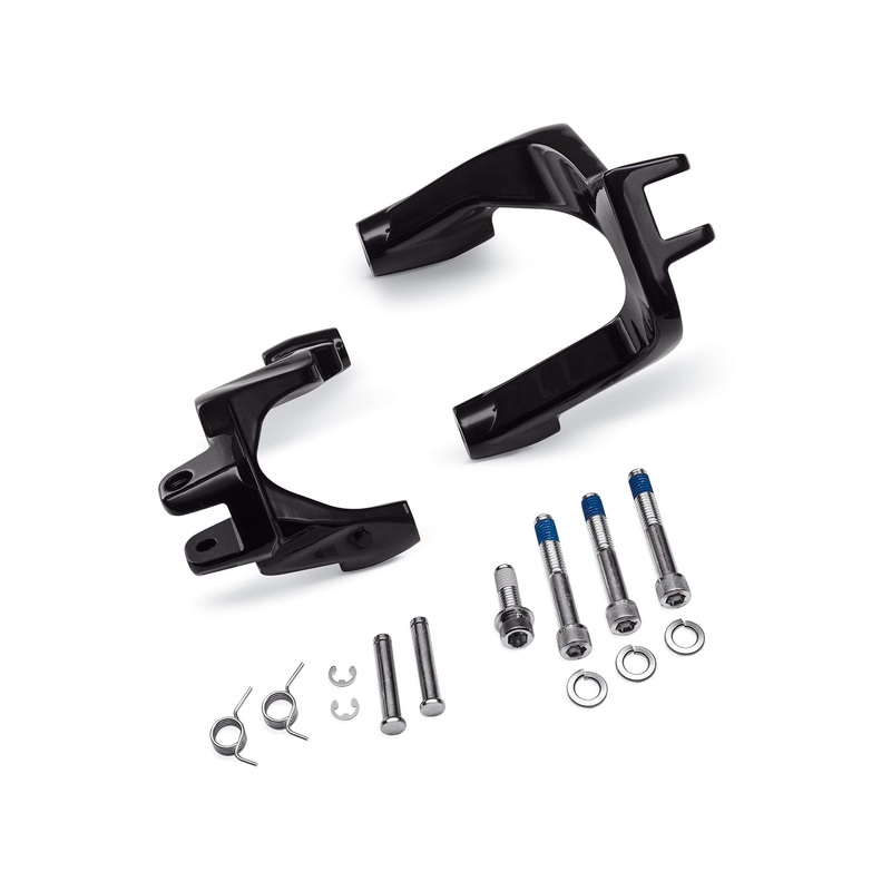 Harley Davidson 50501642 Board-to-Peg Conversion Kit KIT,FTPEG,BRKT,MT,RDR,BLK