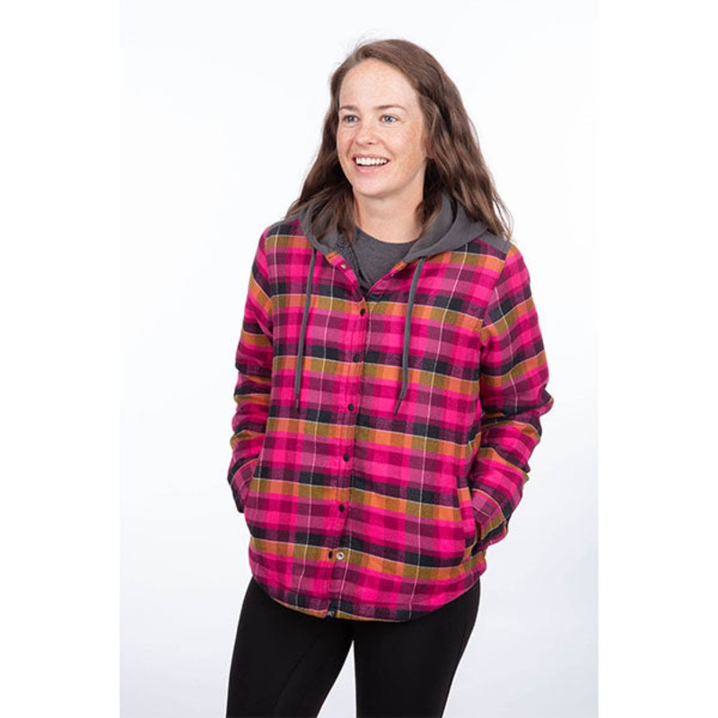 Klim – Big Sky Fleece Lined Flannel Hoodie (Womens)