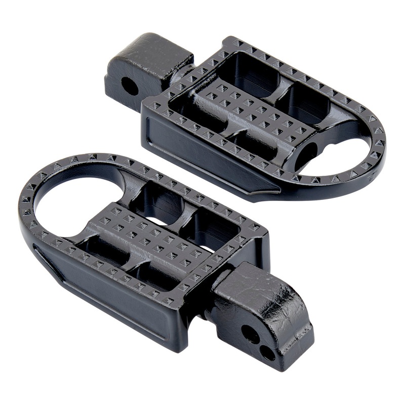 Mushman Foot Pegs HD Passenger – Black Electroplate